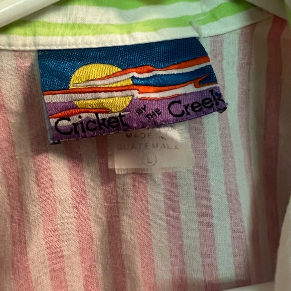 Cricket by the Creek. 90s style button down. Size L. - Picture 3 of 3